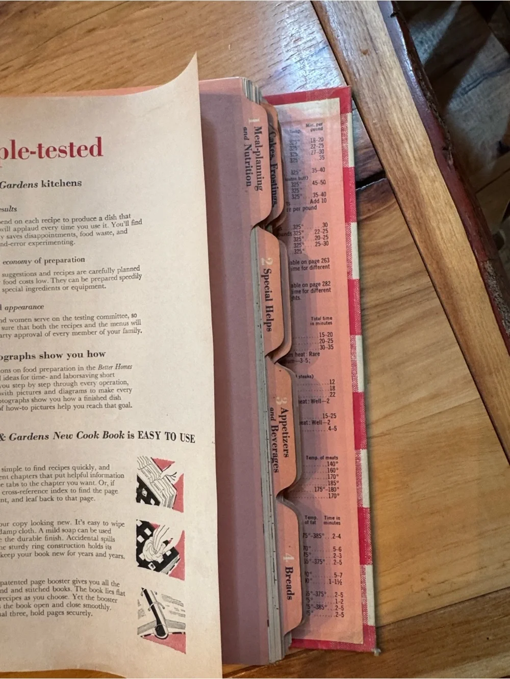 Vintage Better Homes and Gardens New Cookbook